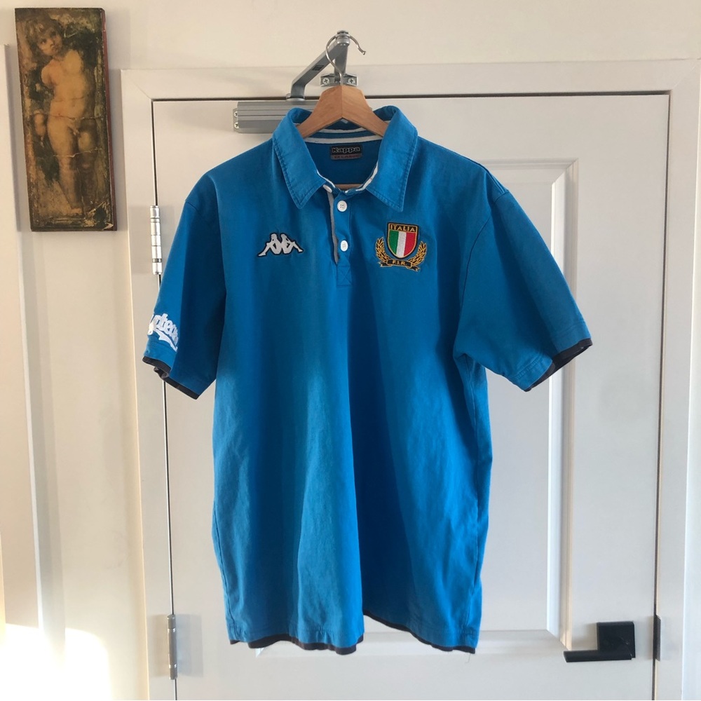 Italy kappa rugby polo shirt